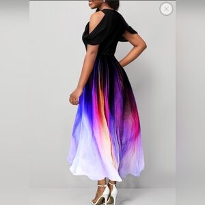 Romwe Plus Size 3XL 18 Beautiful Ombre Dress